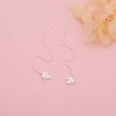 Maple Leaf Tassel Hanging Earrings